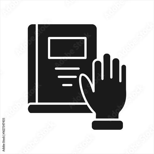 Truth Glyph Icon Vector Illustration