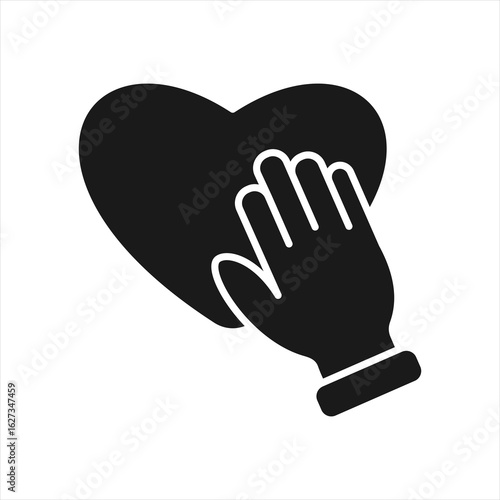 Honesty Glyph Icon Vector Illustration