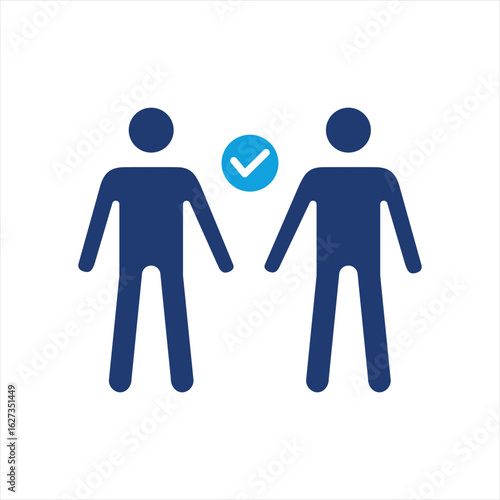 Reliance Flat Blue Icon Vector Illustration