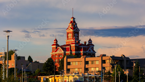 Foto Bellingham city and county seat of Whatcom County in the U