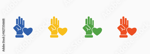 Sincerity Icon Set Color Multiple Style Collection
