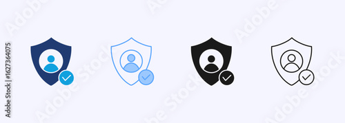 Trustworthy Icon Set Multiple Style Collection