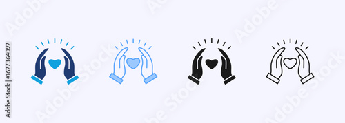 Faith Icon Set Multiple Style Collection