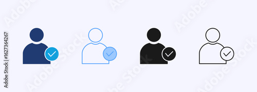 Integrity Icon Set Multiple Style Collection