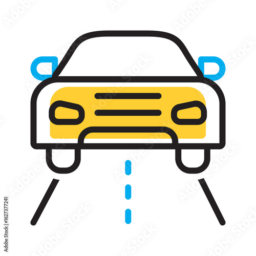 Vector multi color icon for Transport