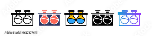 Test Tube multiple icon