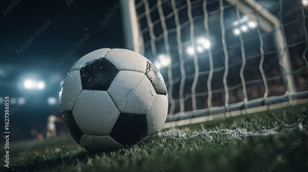 Naklejka premium The Beautiful Game: Keywords for Football and Soccer 