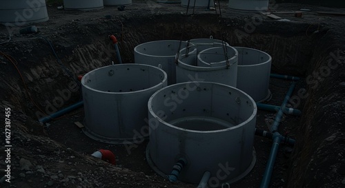 Wastewater Treatment System Installation