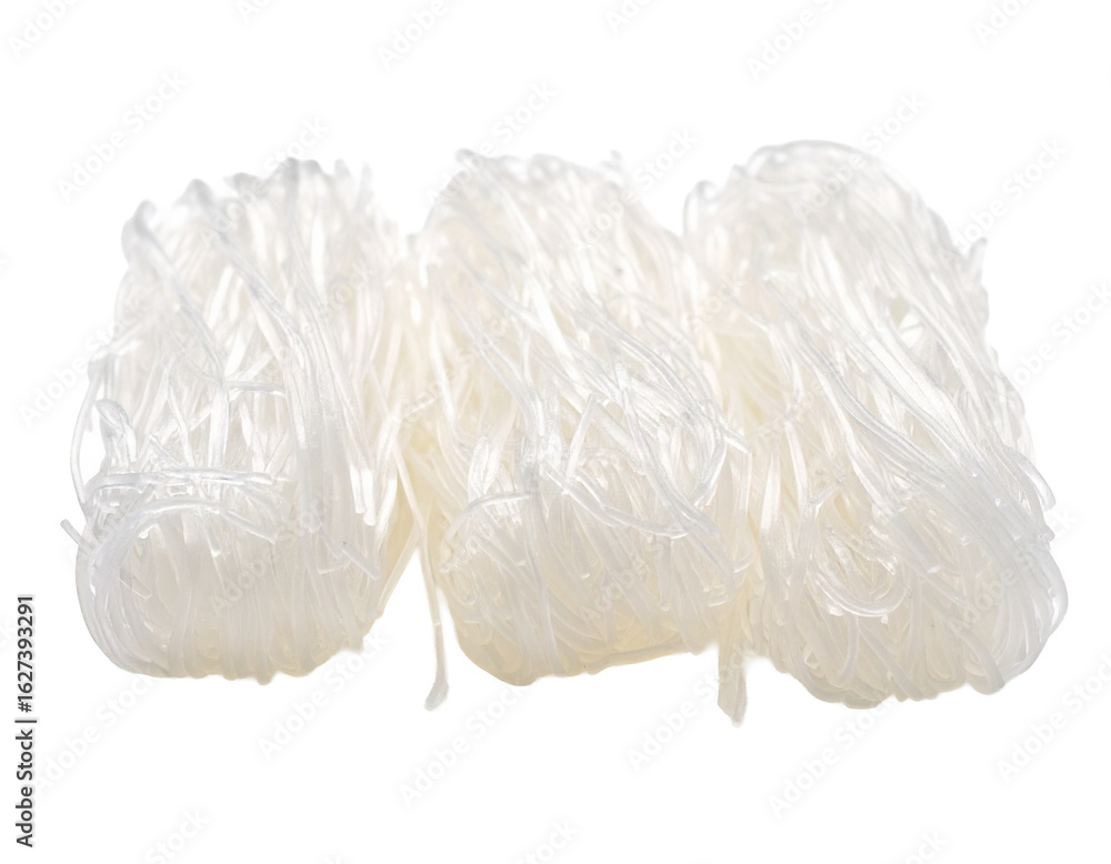 Fototapeta premium Isolated Glass Noodles on White Background