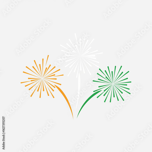 Festive Fireworks Display: Vibrant fireworks explode in a colorful display, filling the night sky with bursts of light and celebration, evoking a sense of joy and excitement.