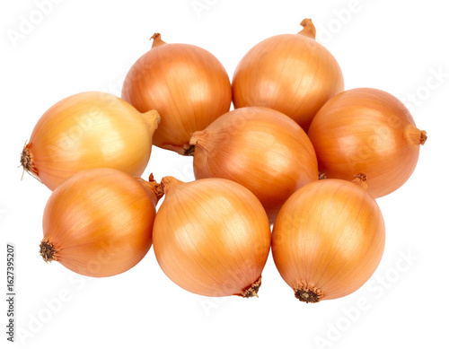 Wallpaper Mural Fresh Peeled Shallots Isolated on White Background Torontodigital.ca