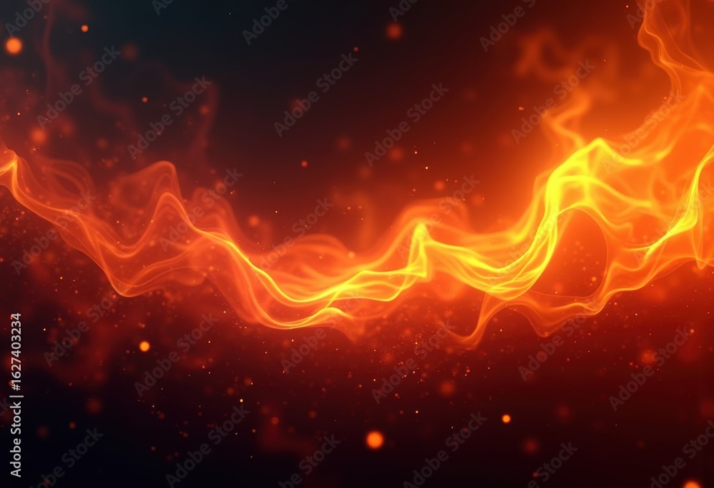 Obraz premium vibrant flame texture abstract background black fire glow colors bright, orange, red, yellow, heat, energy, vivid, light, shadow, surface, pattern, swirl