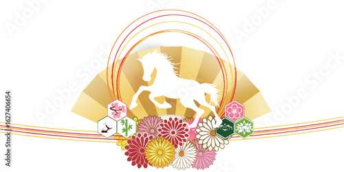 午　年賀状　2026　アイコン