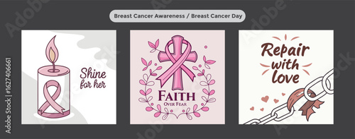 Show your support for breast cancer awareness with faith hope and love, shine for her with this empowering and uplifting design