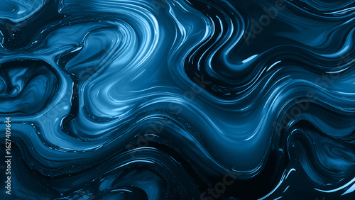 Obraz na plátně Abstract background of marble melting and moving in waves
