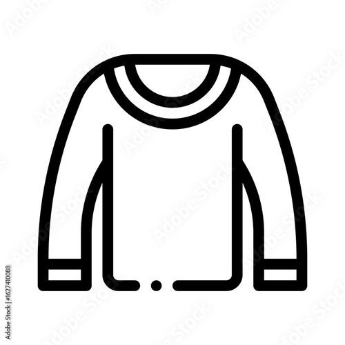 long sleeve shirt line icon