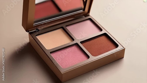 Cosmetic Palette Box Elegant Makeup Mockup