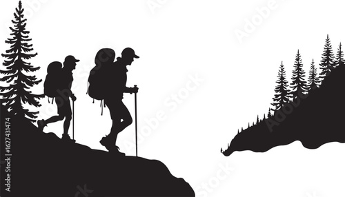 pine tree silhouette, evergreen tree clipart, tree svg bundle, christmas tree svg, forest silhouette, woodland tree svg, conifer tree vector, laser cut tree, cricut tree svg, nature clipart, black tre