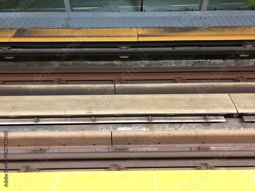 SkyTrain Tracks on the TransLink Rapid Transit Line, Metro Vancouver