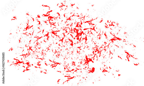 Wallpaper Mural Abstract pixelated rendering of red and gray shapes on a black background isolated on transparent background Torontodigital.ca
