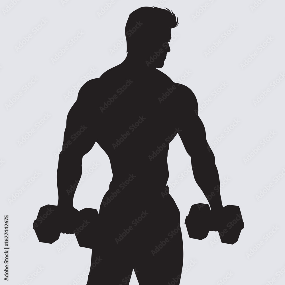 Fototapeta premium silhouette of a man