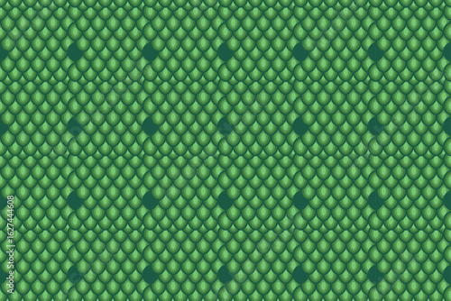 Green Scale Texture Seamless Pattern