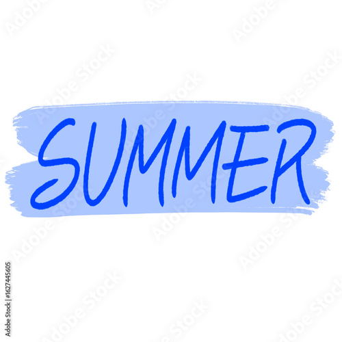시원한 여름 summer 손글씨 캘리