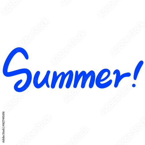 여름 summer 손글씨 캘리