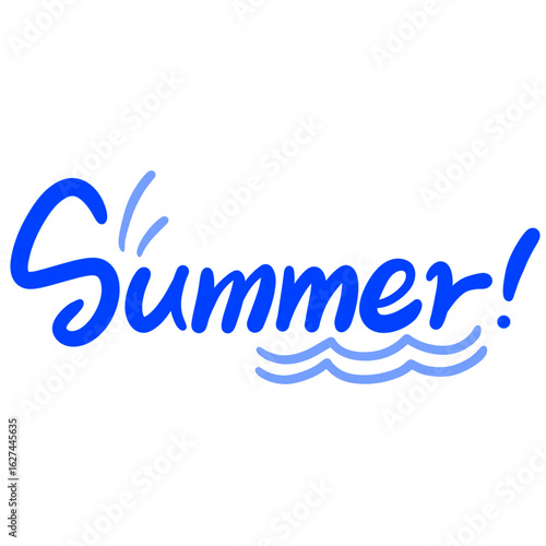 여름 summer 손글씨 캘리