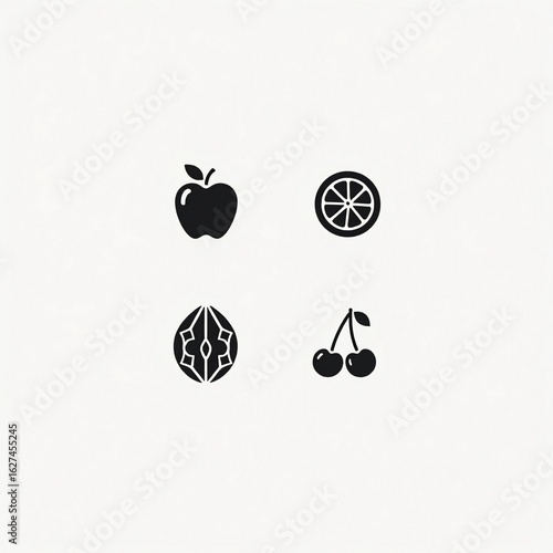 icons fruit