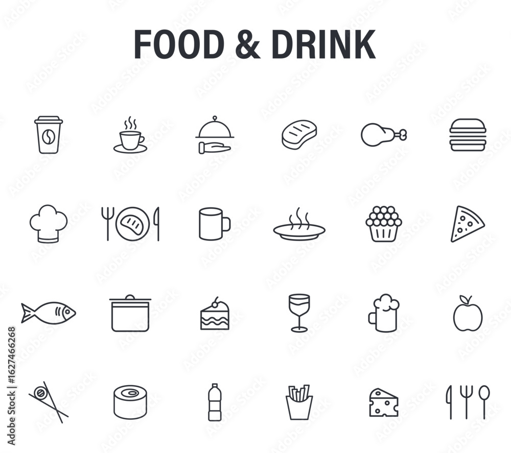 Business & Finance icon outline vector Illustration mega icons design new Business & Finance icon outline vector Illustration mega icons design new