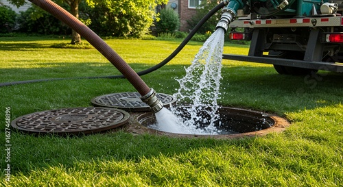 Sewer Line Cleaning with Hydro Jetting