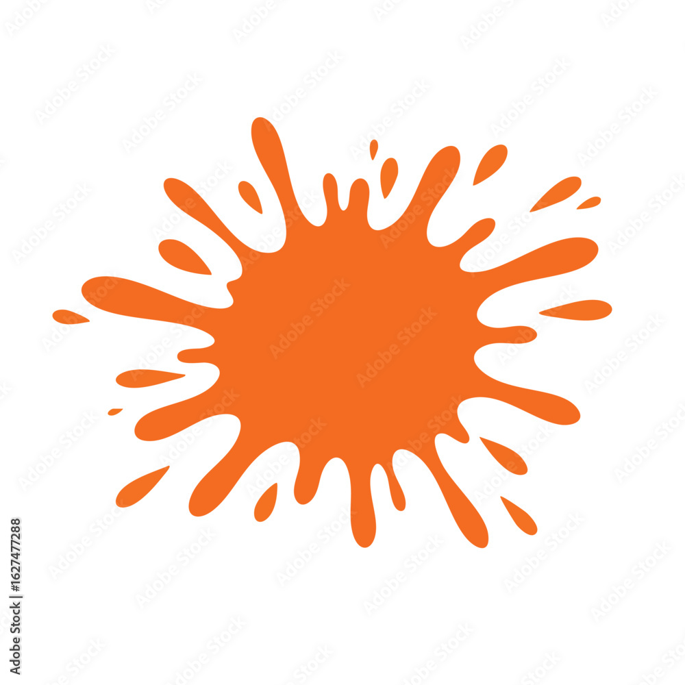 Obraz premium Splash with Pointed Ends Vector