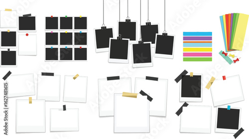 Create your story with these versatile blank photo frames and colorful stationery