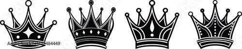 Royal zebra skin background with a golden crown icon