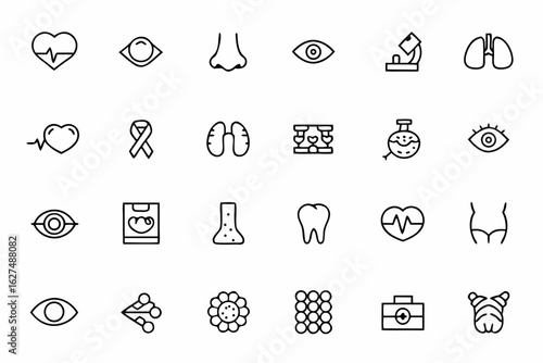 A focused set on specific health screenings — ideal for specialty clinics and targeted health programs