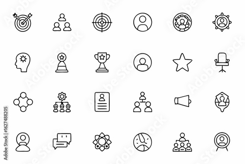 A premium, corporate-themed pack showing strategic recruitment actions — ideal for consulting firms, HR branding, or pitch decks