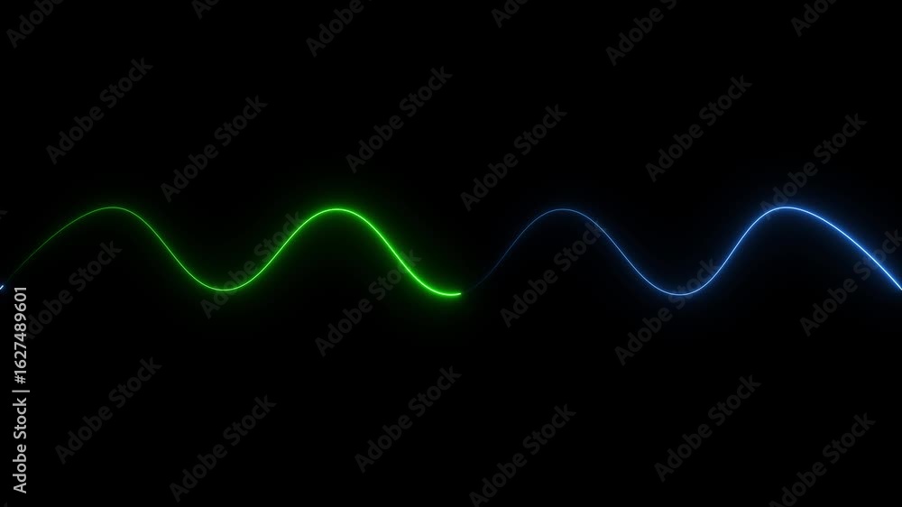 Animation of glowing lines neon moving forward on reflecting floor background. Glowing neon waves with black background.Abstract colorful neon line lights animation, neon light line technology motion. Animation of glowing lines neon moving forward on reflecting floor background. Glowing neon waves with black background.Abstract colorful neon line lights animation, neon light line technology motion.