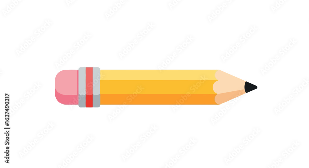 custom made wallpaper toronto digitalCartoon Yellow Pencil Vector Illustration