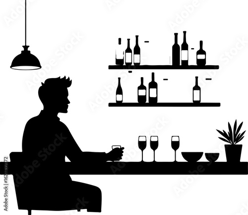 Alone at the Bar

