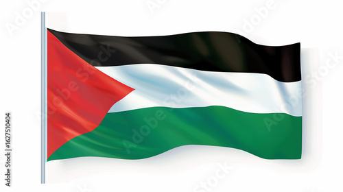 Free Download Palestine national official flag, vector illustration isolated on white background  - GFXLoad