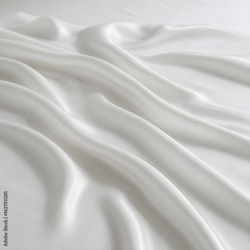 Obraz premium white satin fabric background 