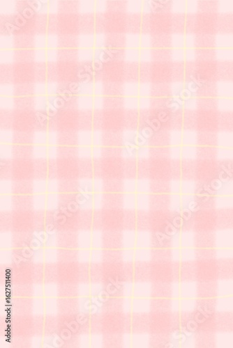 Cute pastel plaid background illustration