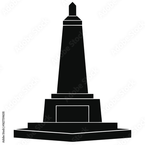 Monumental Structure Against Clear Sky Background