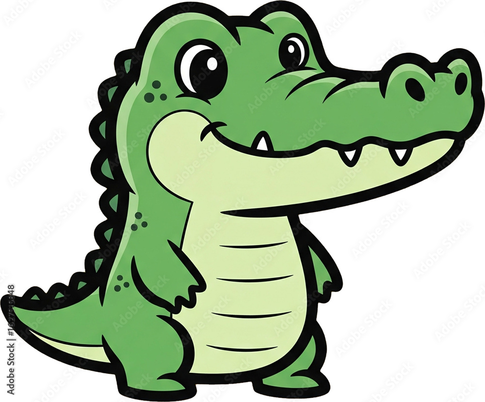 Fototapeta premium Cute Alligator