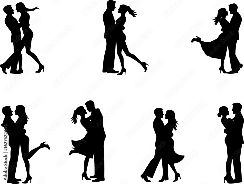 Obraz premium Speedboat Adventure Silhouette Vector