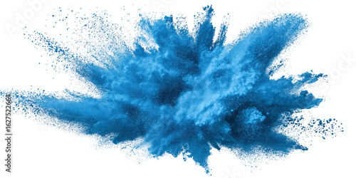 Wallpaper Mural Exploding blue powder (1) Torontodigital.ca