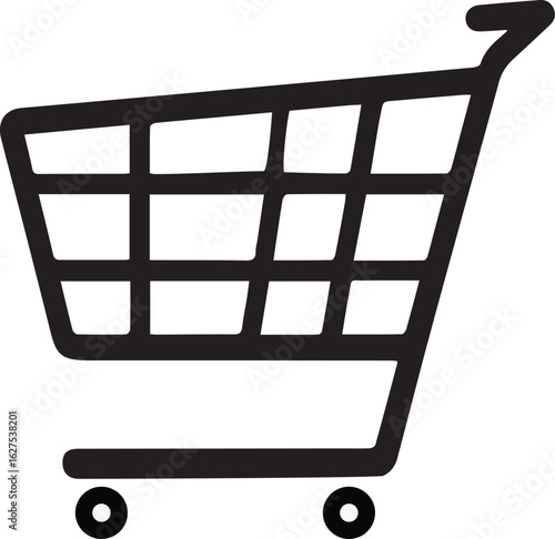 Minimal Shopping Cart Vector Icon

Black Shopping Trolley Symbol — No Background

E-commerce Cart Silhouette Vector

Flat Retail Basket Icon for Web and Apps