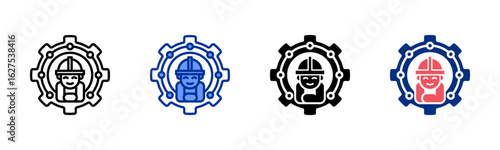 Production icon sheet multiple style collection