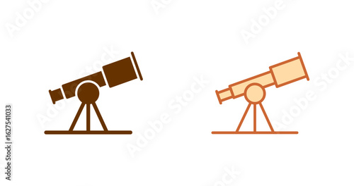 Telescope Vector Icon